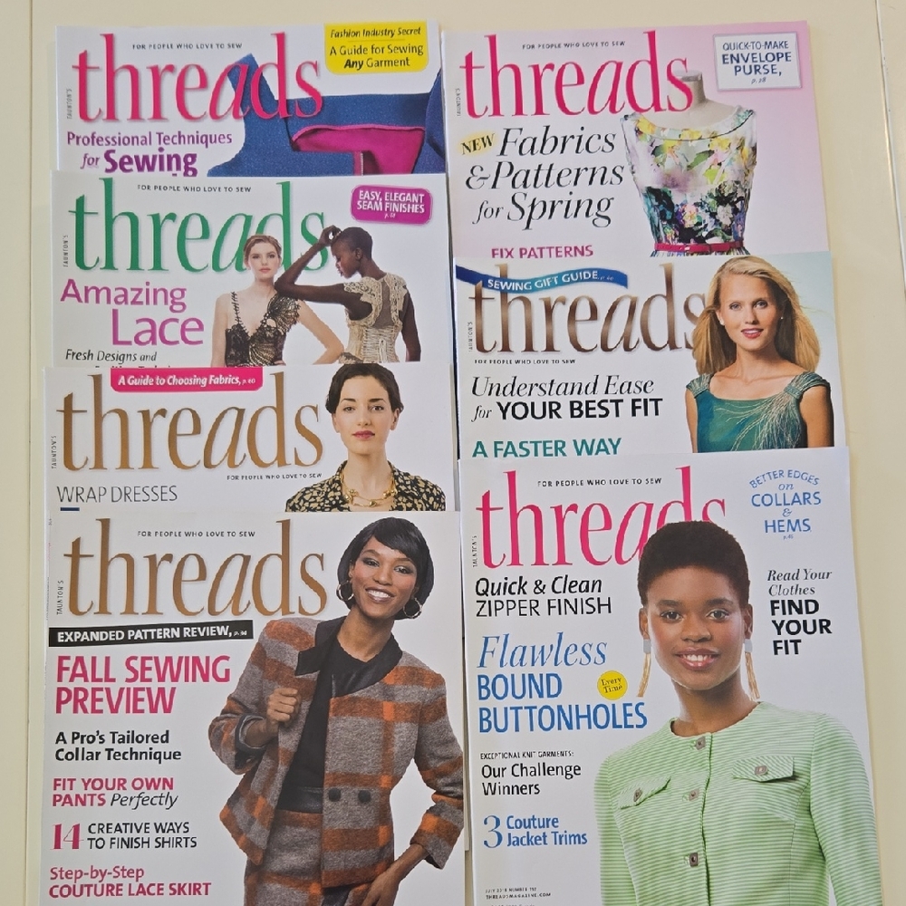 Sewing Magazine Collection - Colorful Covers